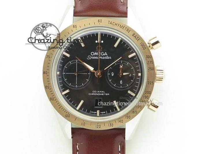 0510 Speedmaster MoonWatch  Apollo 16 Black Dial On SS Bracelet Supportive 8231